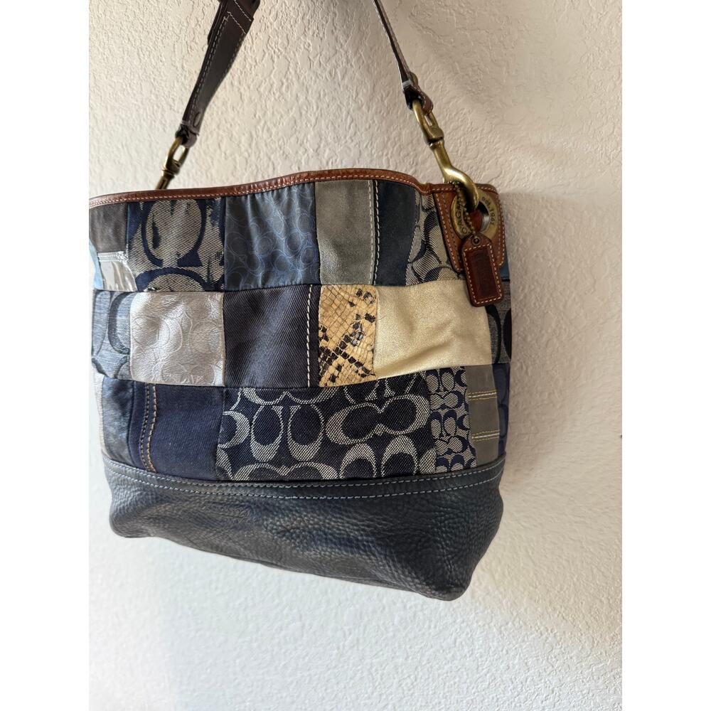 Coach Denim Patchwork - image 3